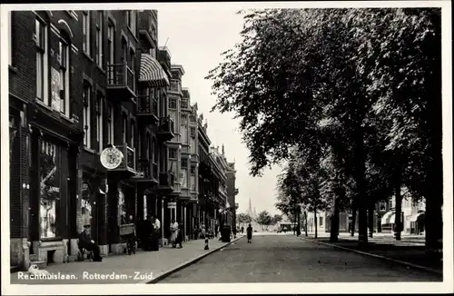 Ak Rotterdam Zuid. Südholland Niederlande, Rechthuislann