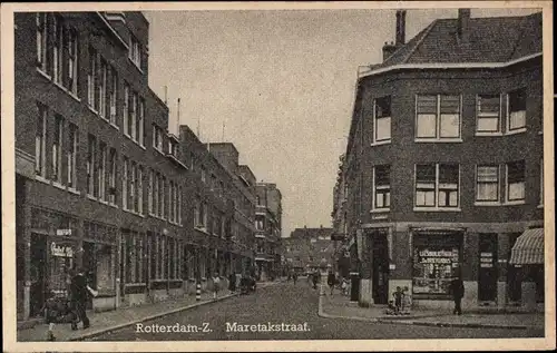 Ak Rotterdam Zuid. Südholland Niederlande, Maretakstraat