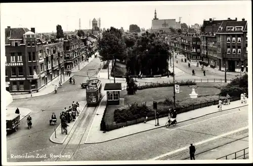 Ak Rotterdam Zuid Südholland Niederlande, Randweg, Tram