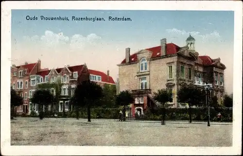 Ak Rotterdam Südholland, Oude Vrouwenhuis, Rozenburglaan