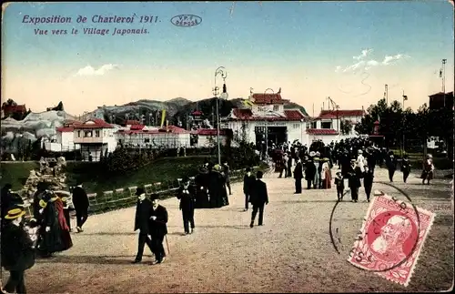 Ak Charleroi Wallonien Hennegau, Exposition 1911, Village Japonais