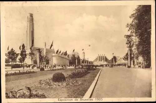 Ak Bruxelles Brüssel, Exposition 1935, Vue d'ensemble