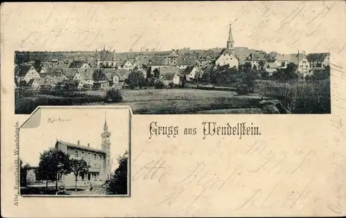 Ak Wendelstein in Mittelfranken, Gesamtansicht, Kurhaus