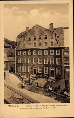 Ak Monschau Montjoie in der Eifel, Rotes Haus