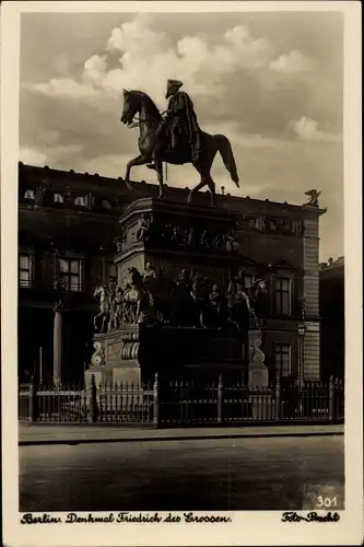 Ak Berlin Mitte, Denkmal Friedrich des Grossen