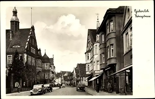 Ak Gütersloh in Westfalen, Königstraße