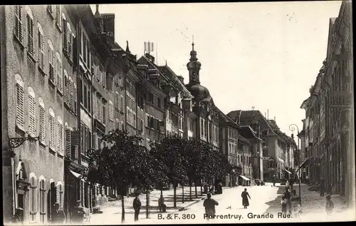 Ak Pruntrut Porrentruy Kanton Jura, Grande Rue