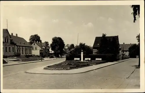 Foto Ak Helbra in Sachsen Anhalt, Straßenpartie