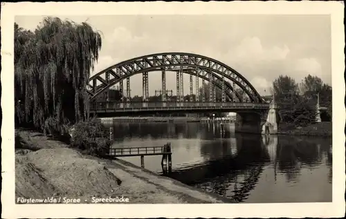 Ak Fürstenwalde an der Spree, Spreebrücke