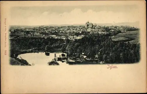 Ak Jihlava Iglau Region Hochland, Gesamtansicht