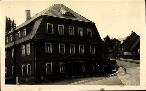 Ak Schmiedefeld am Rennsteig Suhl Thüringen, Gasthaus Thüringer Hof