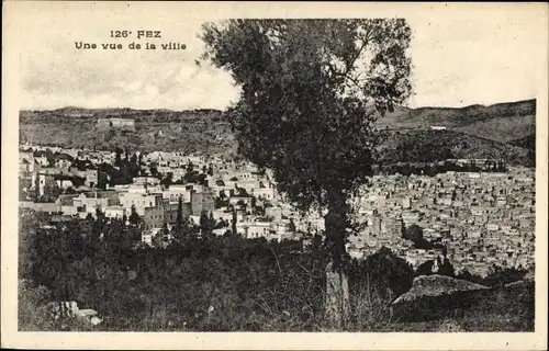 Ak Fès Fez Marokko, Une vue de la ville