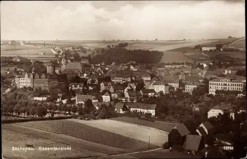 Ak Zschopau im Erzgebirge Sachsen, Gesamtansicht