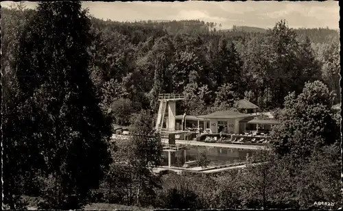 Ak Friedrichroda im Thüringer Wald, Schwimmbad