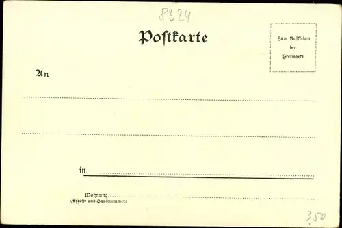 Litho Kurort Rathen im Elbsandsteingebirge, Elbufer