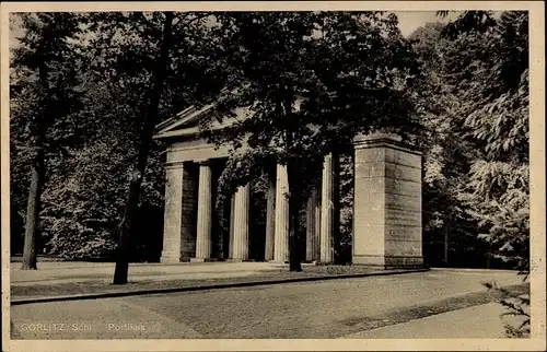 Ak Görlitz in der Lausitz, Portikus