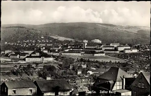 Ak Aue im Erzgebirge Sachsen, Zeller Berg, Panorama