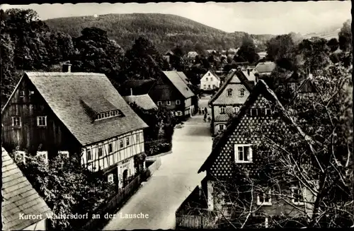Ak Waltersdorf Großschönau Oberlausitz, Lausche, Ortsansicht