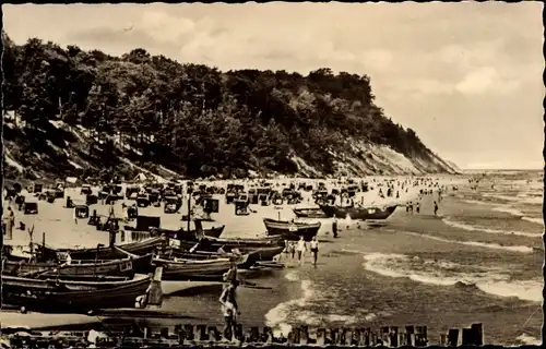 Ak Ostseebad Bansin Heringsdorf auf Usedom, Strandleben