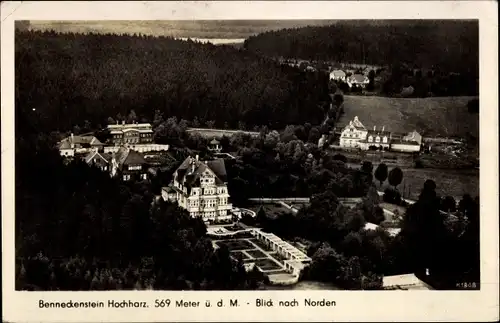 Ak Benneckenstein Oberharz, Ortsansicht, Panorama