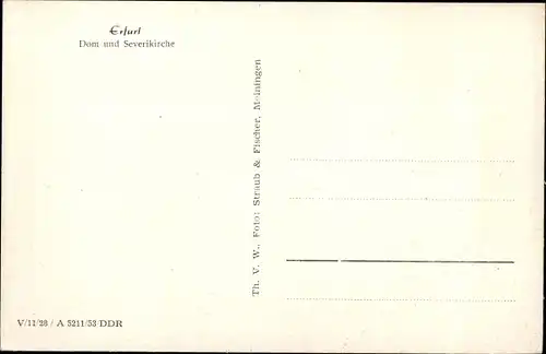 Ak Erfurt in Thüringen, Dom und Severikirche