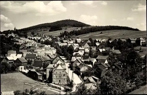 Ak Meuselbach Schwarzmühle Thüringer Wald, Blick auf die Ortschaft