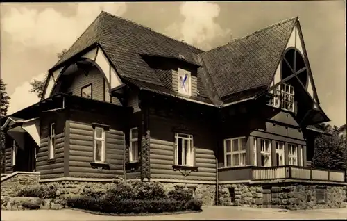 Ak Oberhof im Thüringer Wald, VDK-Erholungsheim, Blockhaus