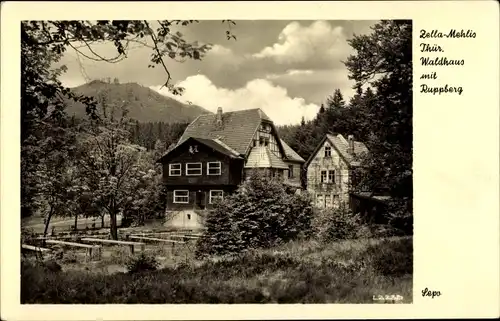 Ak Zella Mehlis Thüringer Wald, Waldhaus Ruppertus, Ruppberg