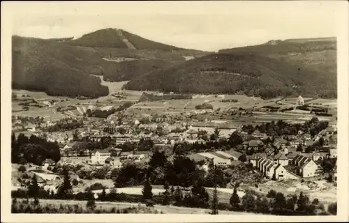 Ak Zella Mehlis im Thüringer Wald, Panorama