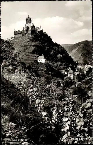 Ak Cochem an der Mosel, Teilansicht mit Burg