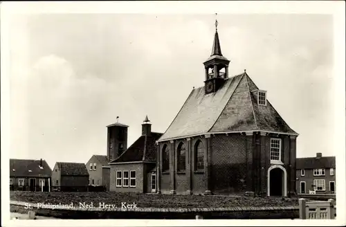 Ak Sint Philipsland Zeeland, Ned. Herv. Kerk