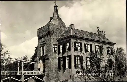 Ak Heukelum Lingewaal Gelderland, Kasteel bij Leerdum
