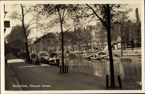 Ak Rotterdam Südholland Niederlande, Nieuwe haven