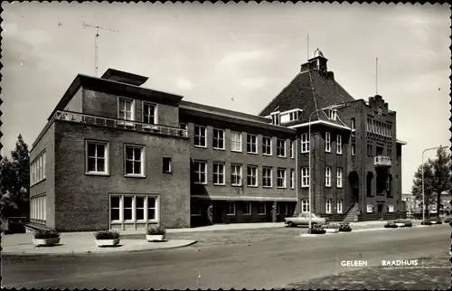 Ak Geleen Limburg Niederlande, Raadhuis