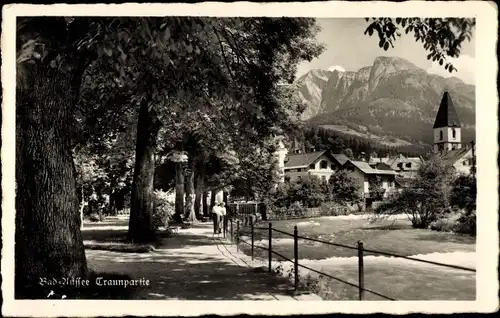 Ak Bad Aussee Steiermark, Teilansicht, Traunpartie