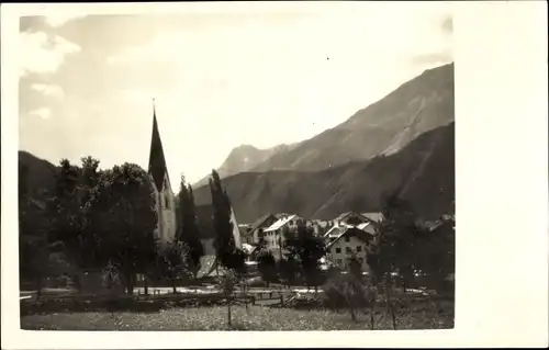 Foto Ak Umhausen in Tirol, Teilansicht