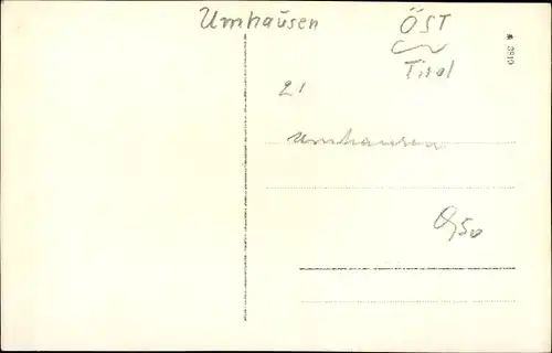 Foto Ak Umhausen in Tirol, Teilansicht