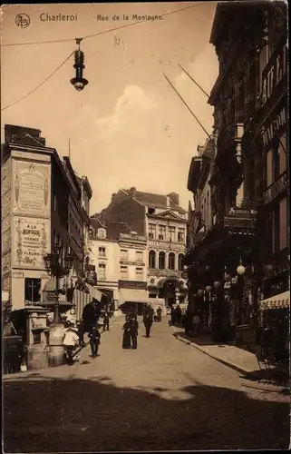 Ak Charleroi Wallonien Hennegau, Rue de la Montagne