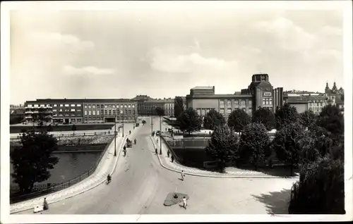 Ak Hradec Králové Königgrätz Stadt, Tyrsuv most, Museum