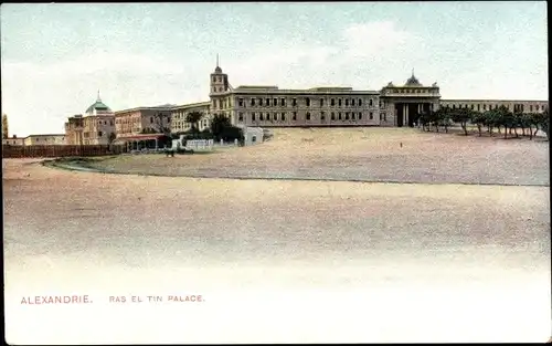 Ak Alexandria Ägypten, Ras el Tin Palace