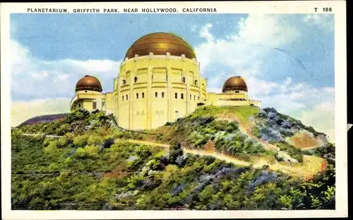 Ak Los Angeles Kalifornien USA, Planetarium, Griffith Park