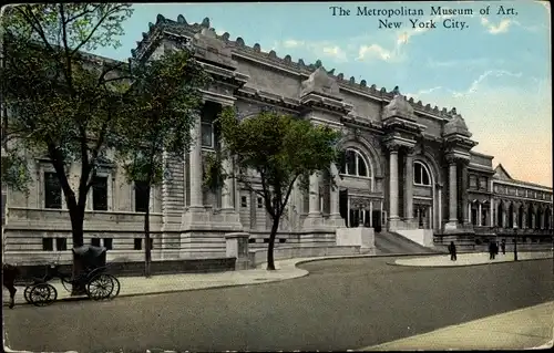 Ak New York City USA, The Metropolitan Museum of Art