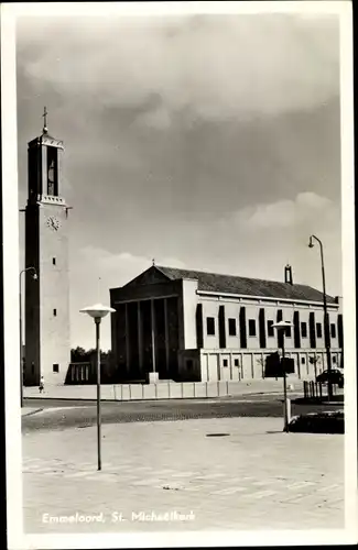 Ak Emmeloord Flevoland Niederlande, St. Michaelkerk