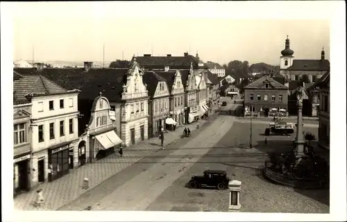 Ak Mnichovo Hradiště Münchengrätz Mittelböhmen, Namesti