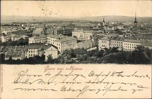 Ak Brno Brünn Südmähren, Panorama