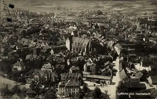 Ak Helmstedt in Niedersachsen, Fliegeraufnahme