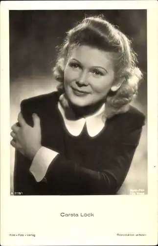 Ak Schauspielerin Carsta Löck, Portrait
