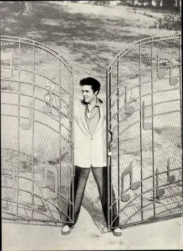Ak Schauspieler und Sänger Elvis Presley, Portrait