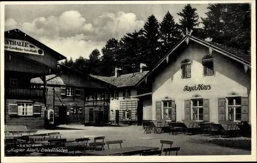 Ak Deisenhofen Oberhaching Oberbayern, Kugler Alm, Jagdhaus