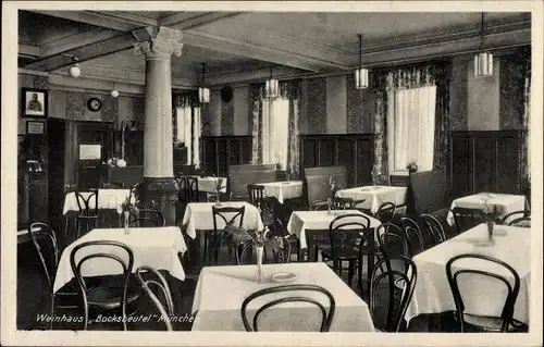 Ak München, Weinhaus Bocksbeutel